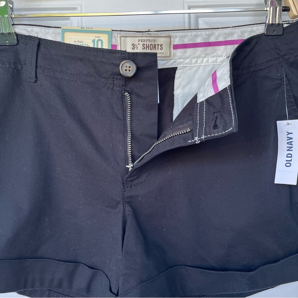 •Old Navy• NWT Perfect Shorts in Black - Size 12 - Picture 4 of 7